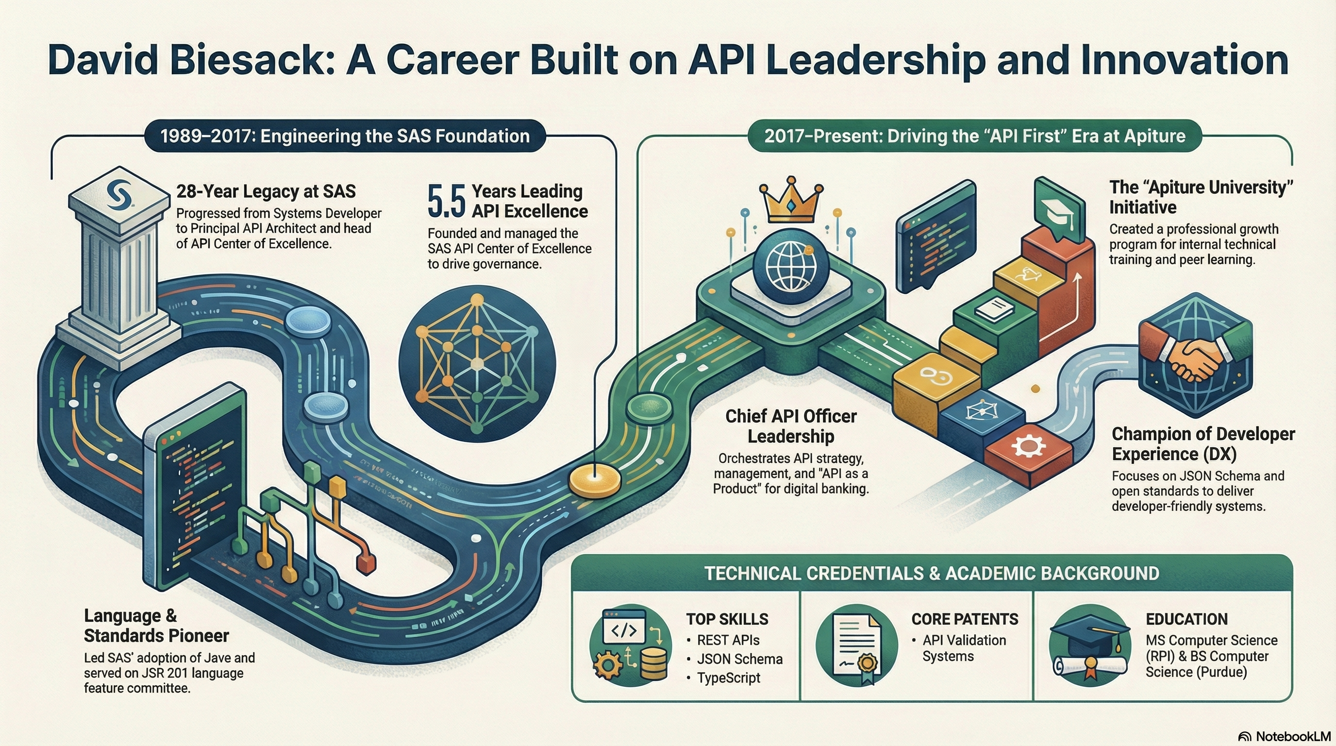 API Industry Leadership infographic